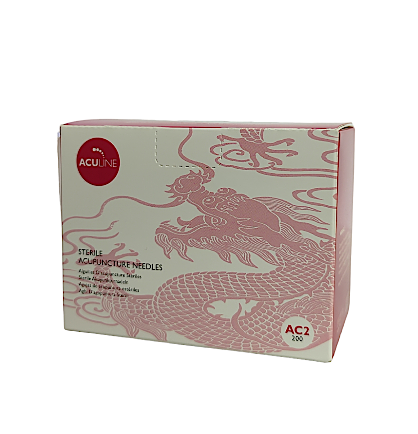 Aculine Copper Handle Needle (200 needles with guide tube)