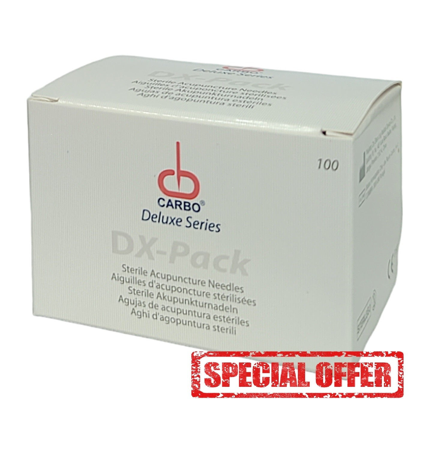 Carbo Deluxe Needles (with tube)-40mm-Purple (0.25mm) LOW EXPIRY 05/26