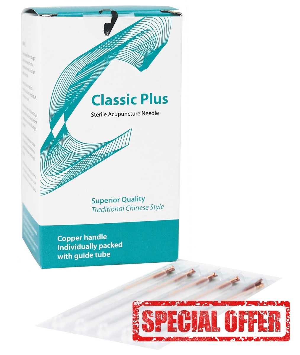 Classic Plus Acupuncture Needles-30mm-Red (0.16mm) LOW EXPIRY 06/26