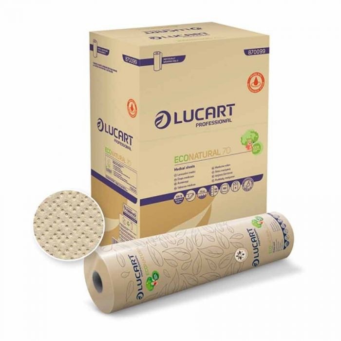 EcoNatural 2Ply Couch Roll 59cm x 70m - (CASE OF 6) EXTRA LONG