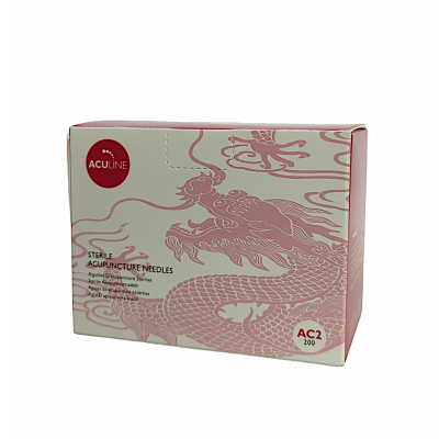 Aculine Copper Handle Needle (200 needles with guide tube)